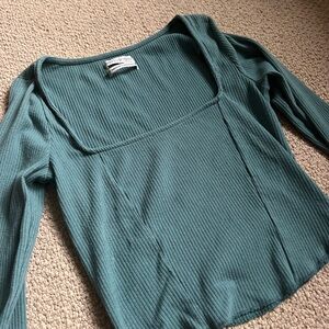 Elegant Urban outfitters princess cut long sleeve top {ballet core} barely worn